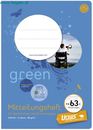 Mitteilungsheft A5 12BL - URSUS green FX63c tabell.