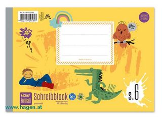 ÜBUNGSBLOCK A5Q 48BL LINI - FORMATI S6 A5QUER TRIOTEC