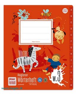 Wörterheft Quart 40BL 1MST lin - Formati W3