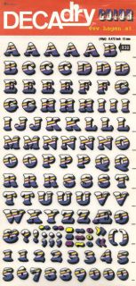 ABREIBEBUCHSTABEN GRO - DECADRY 830 / 12MM COLOR