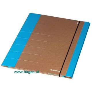 Dreiflgelmappe Karton A4 neonblau