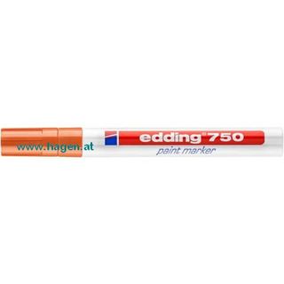 Lackmarker orange - Edding 750-006  2-4mm