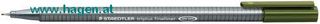 Fineliner TRIPLUS olivgrn - STAEDTLER 334-57 0,3mm