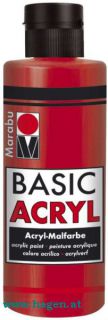 Basic-Acryl kirschrot - Marabu 80ml