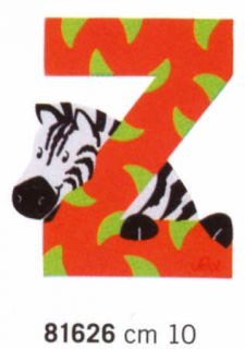 Tierbuchstaben Zebra - TRUDI