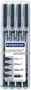 Overheadstift 4ST sortiert - LUMOCOLOR