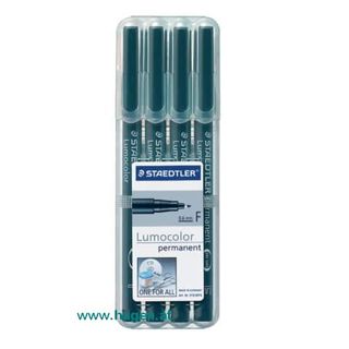 Overheadstift 4ST schwarz STAEDTLER  Lumocolor