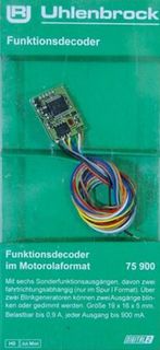 UHLENBROCK DECODER  75900 - FUNKTIONSDEKODER MOTOROLA