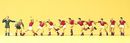 PREISER 10075 - FU�BALLMANNSCHAFT. ROTE T
