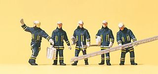 PREISER 10484 - FEUERWEHRMNNER IN MODERN
