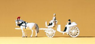 PREISER 79479 - HOCHZEITSKUTSCHE, OFFEN