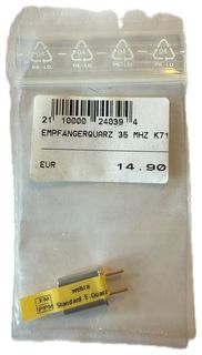 EMPF�NGERQUARZ 35 MHZ K71 - 