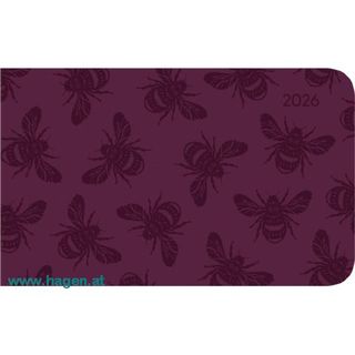 Taschenkalender Ladytimer quer violett