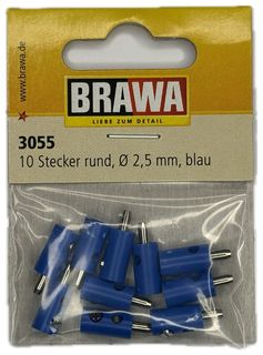 BRAWA 3055 - ERSATZ F. M�RKLIN - STECKER BLAU