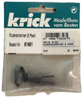 KRICK 61491 - RUDERSCHARNIER 2 PAAR