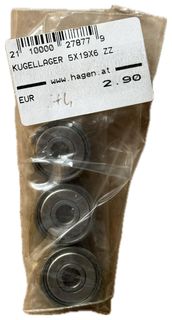 KUGELLAGER 5X19X6 ZZ - 