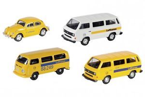 SCHUCO AUTO 25959    1/87 - VW BUS SET LUFTHANSA