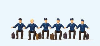 PREISER 10557 - LOKFHRER DB, SITZEND (F