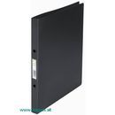 Ringmappe PP A4/2R/16mm schwarz