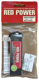 RED POWER LIPO-AKKU - 1350 MAH / 7,4VOLT