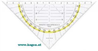 Geo-Dreieck 16 cm - ARISTO AR1552 11 O.Griff