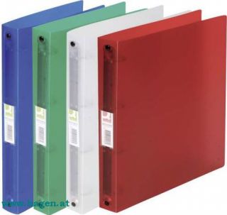 Ringmappe transluz blau - Q-CONNECT A4 2R 16mm