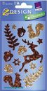 WEIHN.STICKER GLITTER WEV - ZWECKFORM 52724