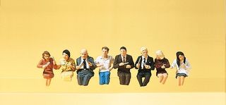 PREISER 10391 - SITZENDE FAHRGSTE FR SP