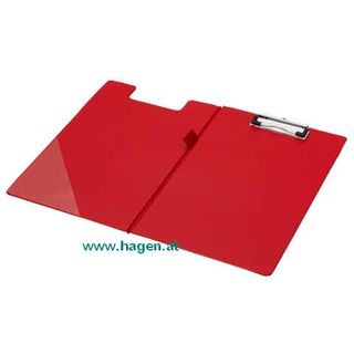 Klemmbrettmappe PP A4 rot