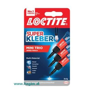 Superkleber MiniTrio 3x1g flssig - LOCTITE