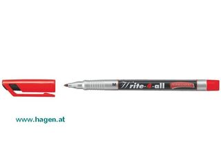 SPEZIALMARKIERSTIFT  ROT - STABILO 146-40 WRITE-4ALL