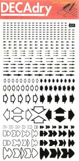 ABREIBEBUCHSTABEN GRO - DECADRY 224 / SCHWARZ
