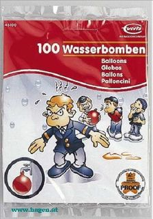 Wasserbombe 100ST sort.