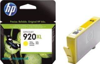 Inkjetpatrone Nr. 920XL yellow - HP CD974AE