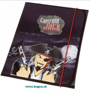 HEFTMAPPE  GRAU - CAPTAIN JACK 49251/75 A4