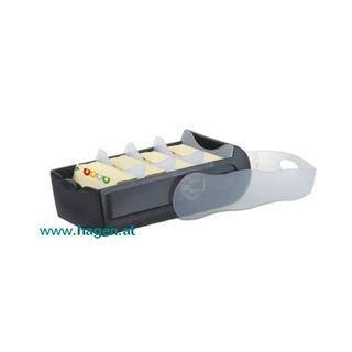 Lernkartei A8 CROCO transparent-schwarz - HAN