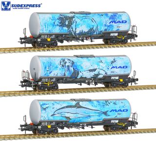SUDEXPRESS S783901 - 3ER SET MAD KESSELWAGEN