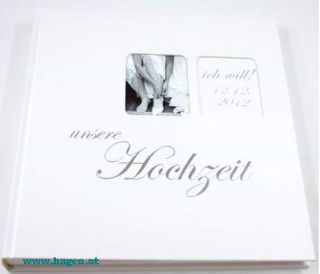 FOTOBUCH U.HOCHZEIT - ICH WILL  30X31CM