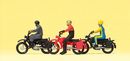 PREISER 10081 - MOTORRADFAHRER AUF HERCUL