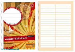 VOKABELHEFT A5 40BL +SPIR - FORMAT-X FX60C 069135001