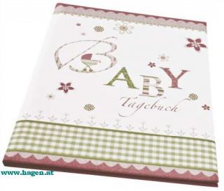 BABYTAGEBUCH  ROSA - LOVELY  21X28CM