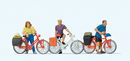 PREISER 10637 - STEHENDE RADFAHRER AN DER