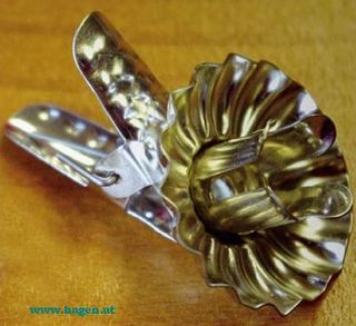 CHRISTBAUMKERZENHALTER - SILBER  50002  ZU 12STK.