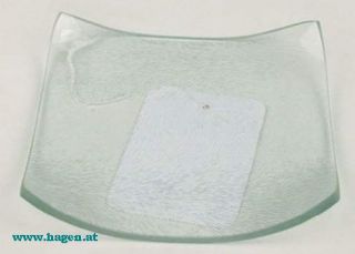 GLAS-TELLER PUNTO - 12x12cm
