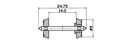 ROCO 40266 - RADSATZ ISOL. RP25 9MM