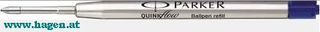 Grossraummine Quink Flow blau - PARKER  F BLAU