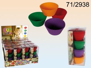 Cupcake Backfrmchen - Silikon 50ml 6cm zu 12Stk.