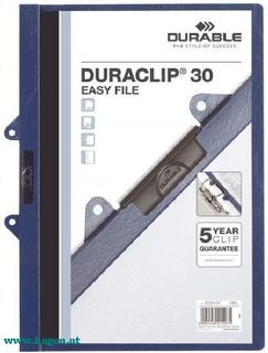 Clip-Mappe DURACLIP dblau - DURABLE EASY FILE