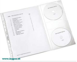 KLARSICHTHLLE ZU 5ST A4 - LEITZ 4761-30-03 CD KLAPP