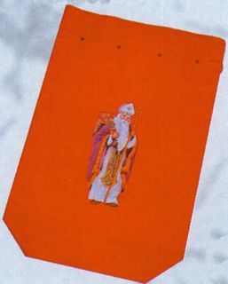 Nikolosack Krepp rot - 160x300mm